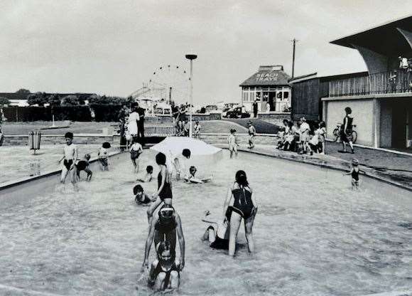 The paddling pool at Beachfields in Sheerness