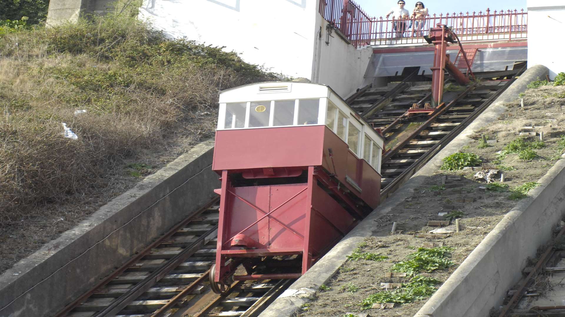 The Leas Lift in Folkestone has been rebuilt in Lego