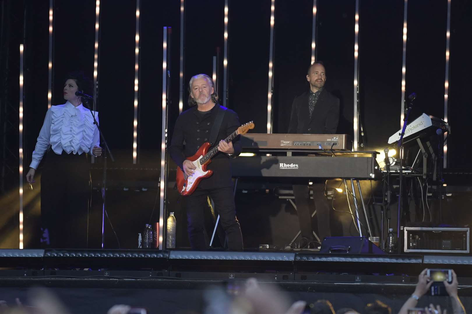 Roland Orzabal entertains the crowds in Canterbury Pictures: Barry Goodwin