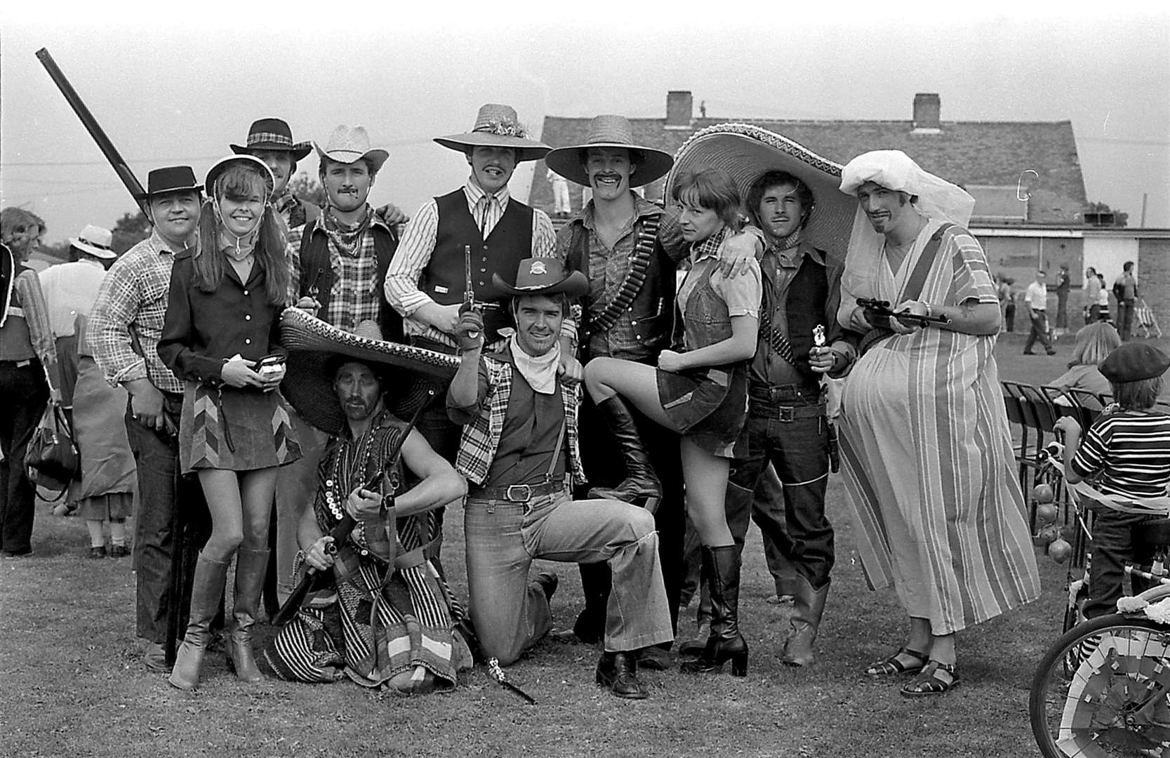 Cowboys stride into Hersden for the carnival in 2007