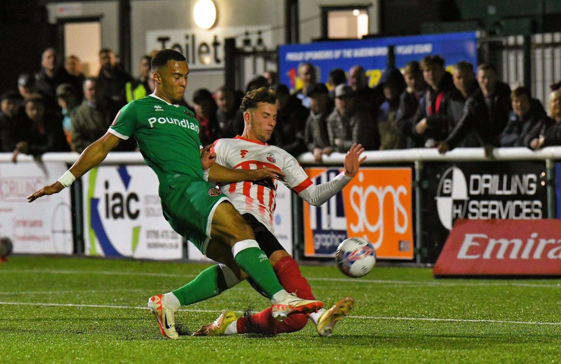 Connor Wilkins has announced he’s left Sheppey United Picture: Marc Richards