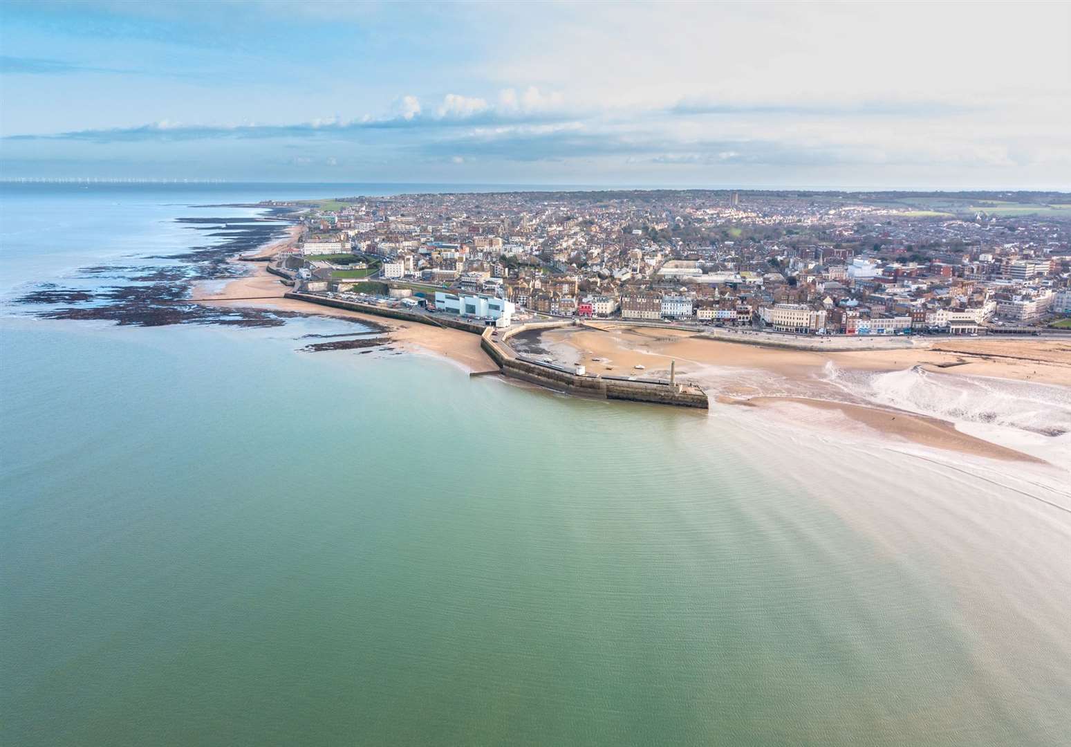 The girls saved a man’s life on Margate beach