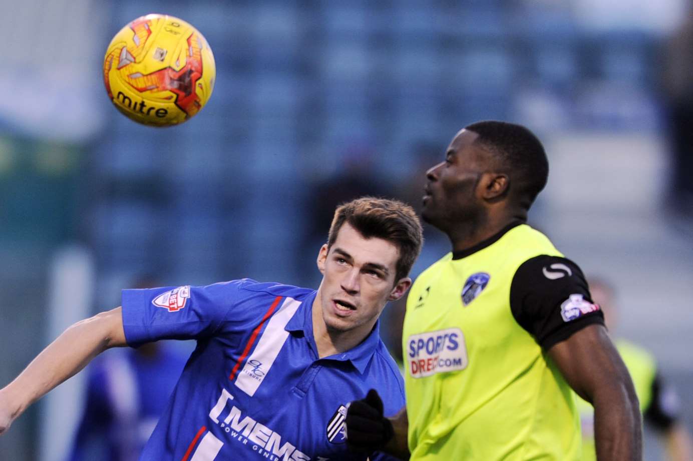 John Marquis in action against Oldham Picture: Barry Goodwin