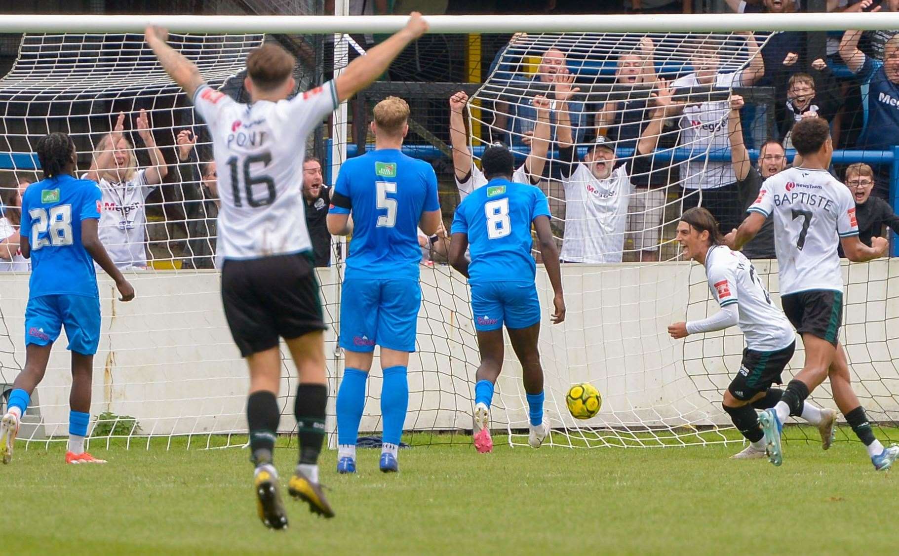 Dartford had a day to forget at Crabble, conceding five goals. Picture: Stuart Watson