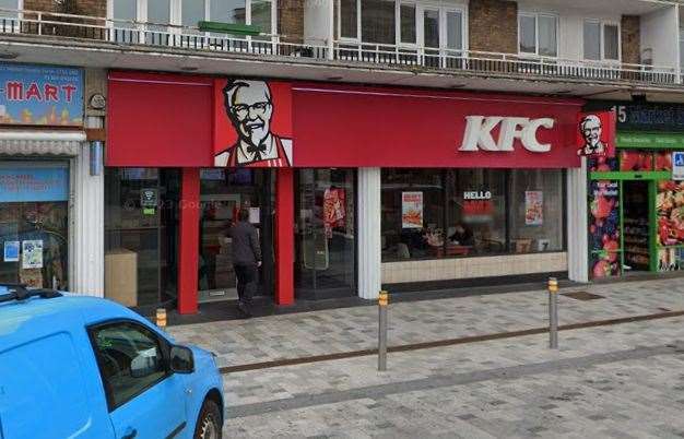 The KFC branch in Dover's Market Square has shut after the franchise holders entered administration. Picture: Google