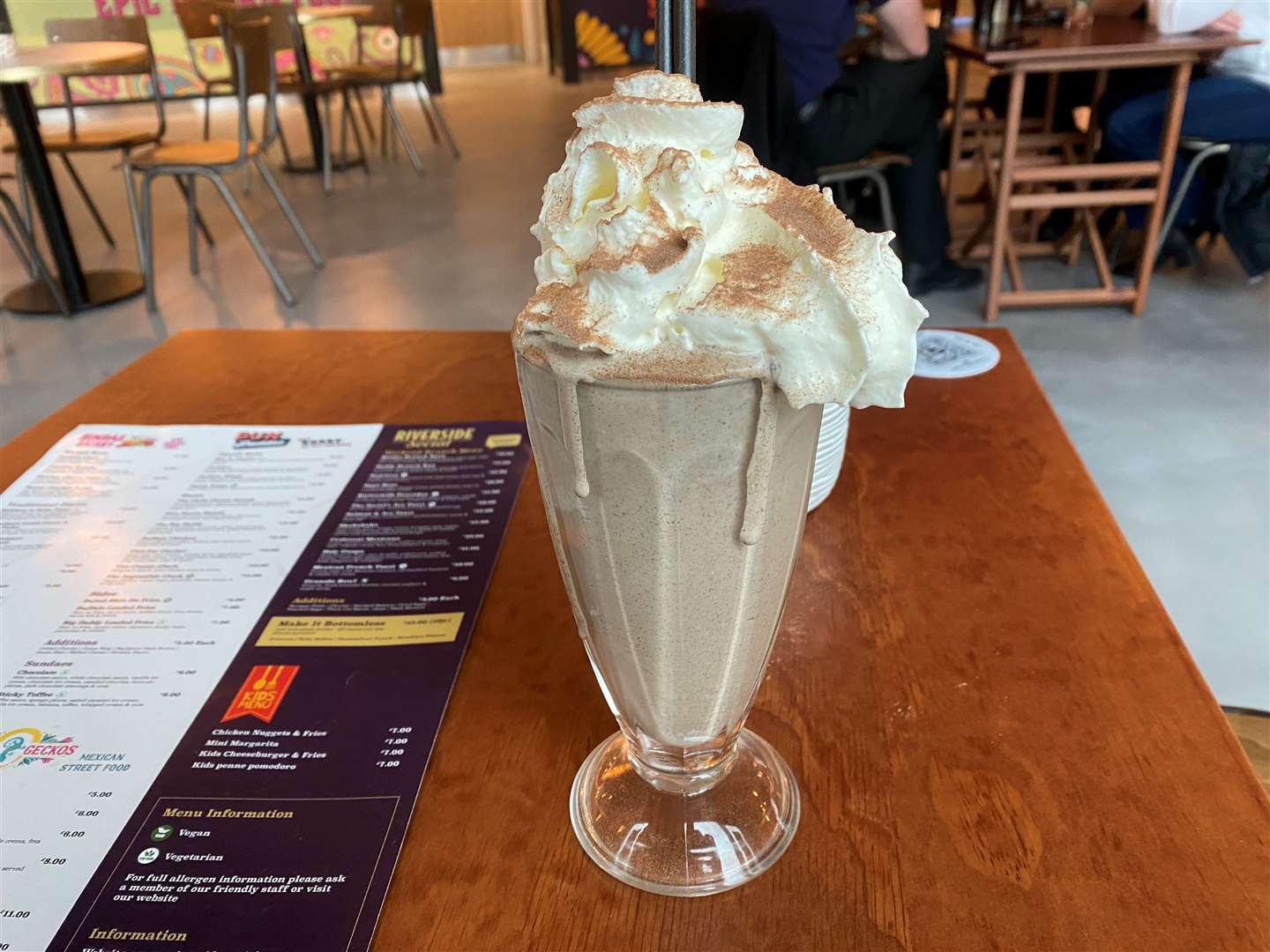 The Oreo milkshake at Riverside Social