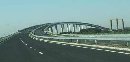 The £100m Sheppey Crossing opened in July 2006