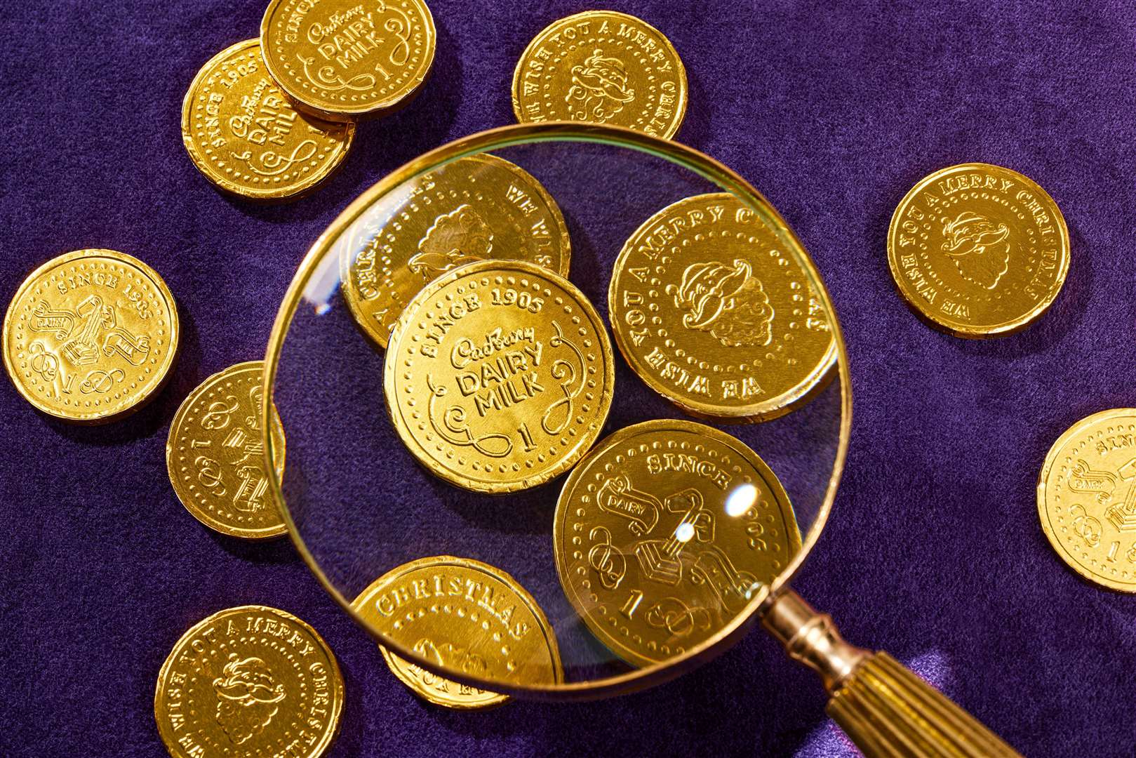 Cadbury chocolate coins made a comeback this Christmas after nine years. Image: Mondelez International/Cadbury.