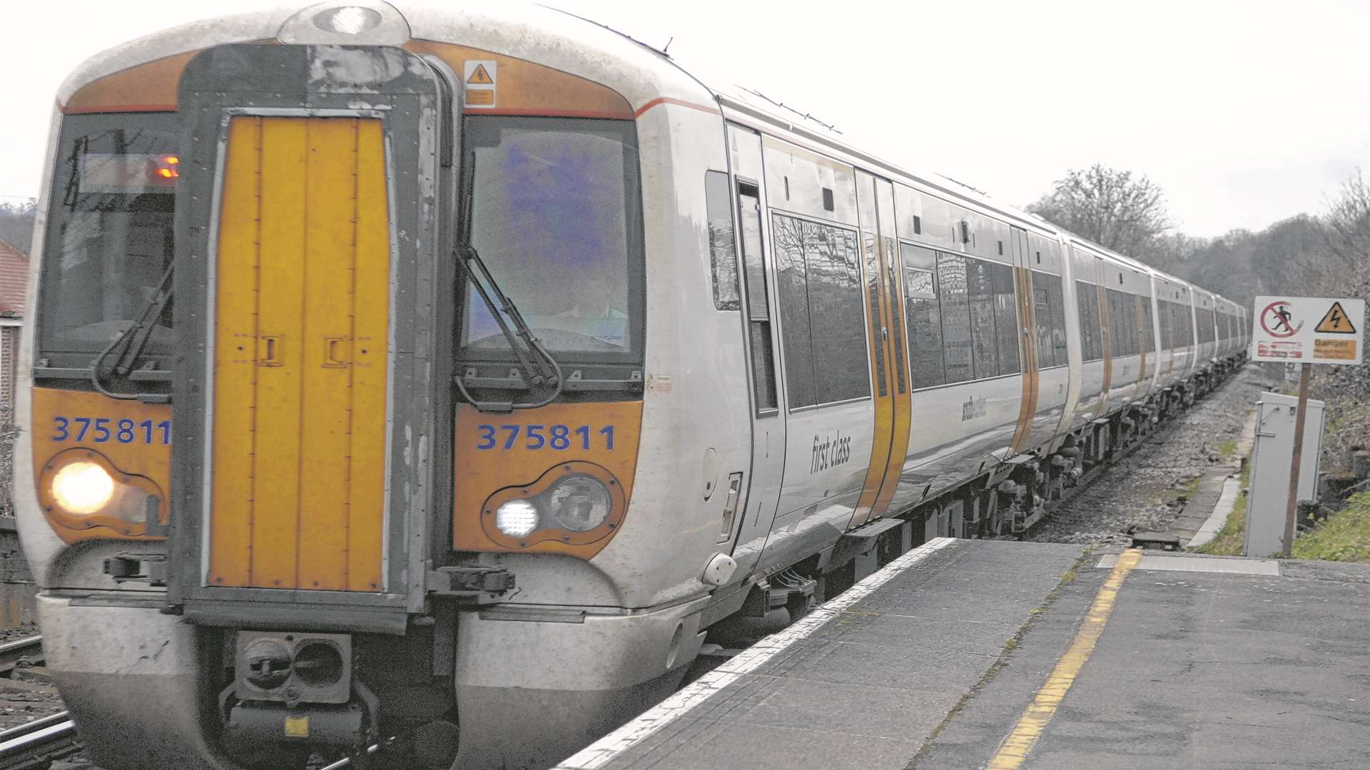 Train services are disrupted. Stock picture