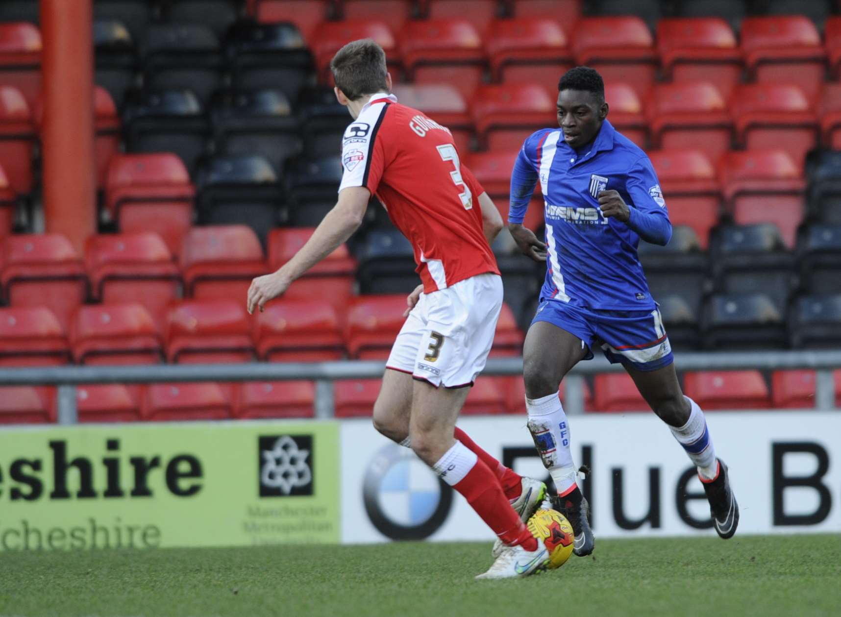 Gillingham's Jermaine McGlashan Picture: Barry Goodwin