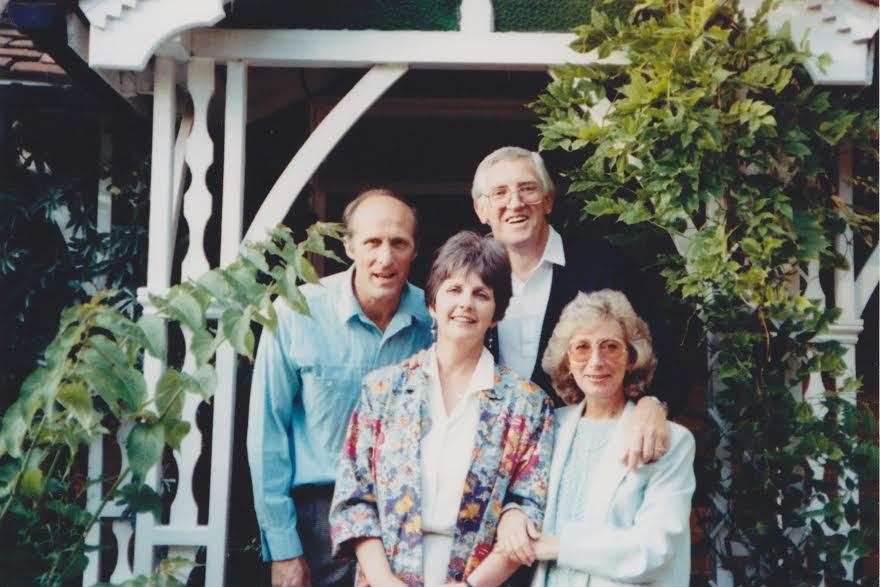 Arnie and his wife Mary with Brock and his wife Brenda