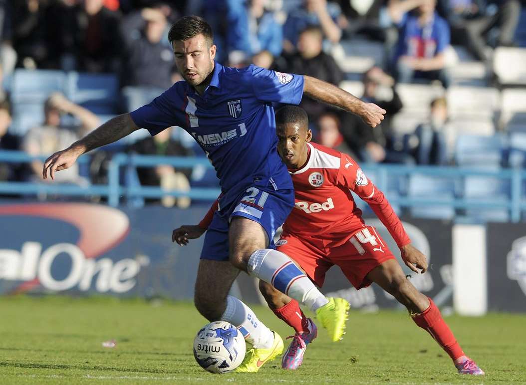 New signing Michael Doughty in action. Picture: Barry Goodwin