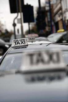 Taxi rank in Gravesend