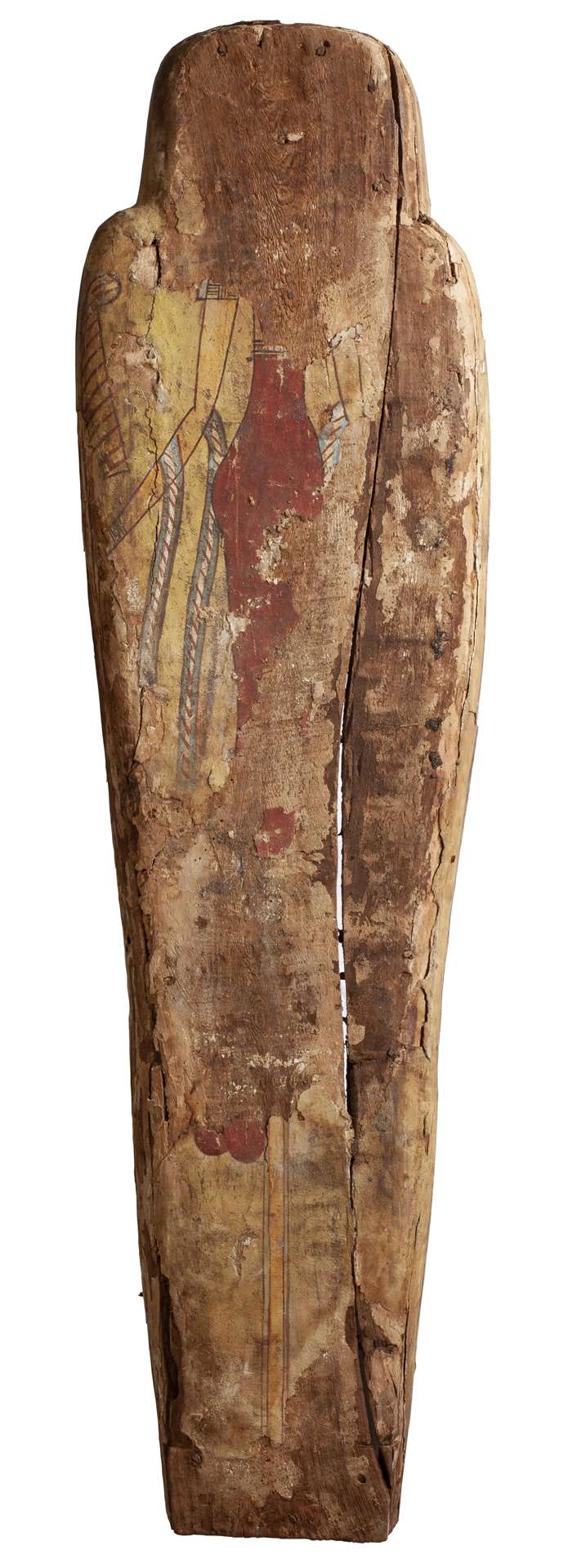 Images were found on the exterior of the coffin (Perth Museum and Art Gallery/PA)