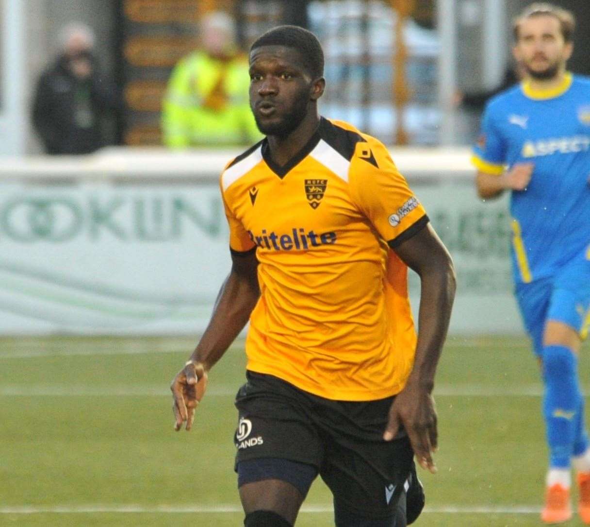 Maidstone United midfielder Saidou Khan Picture: Steve Terrell