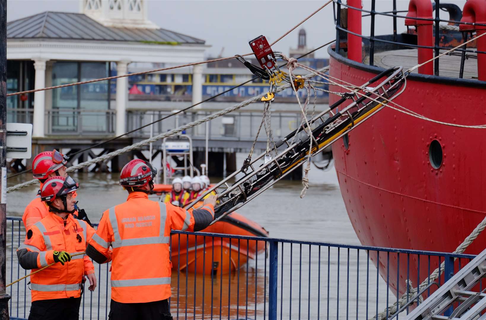 It took place on the historic LV21. Picture: RNLI