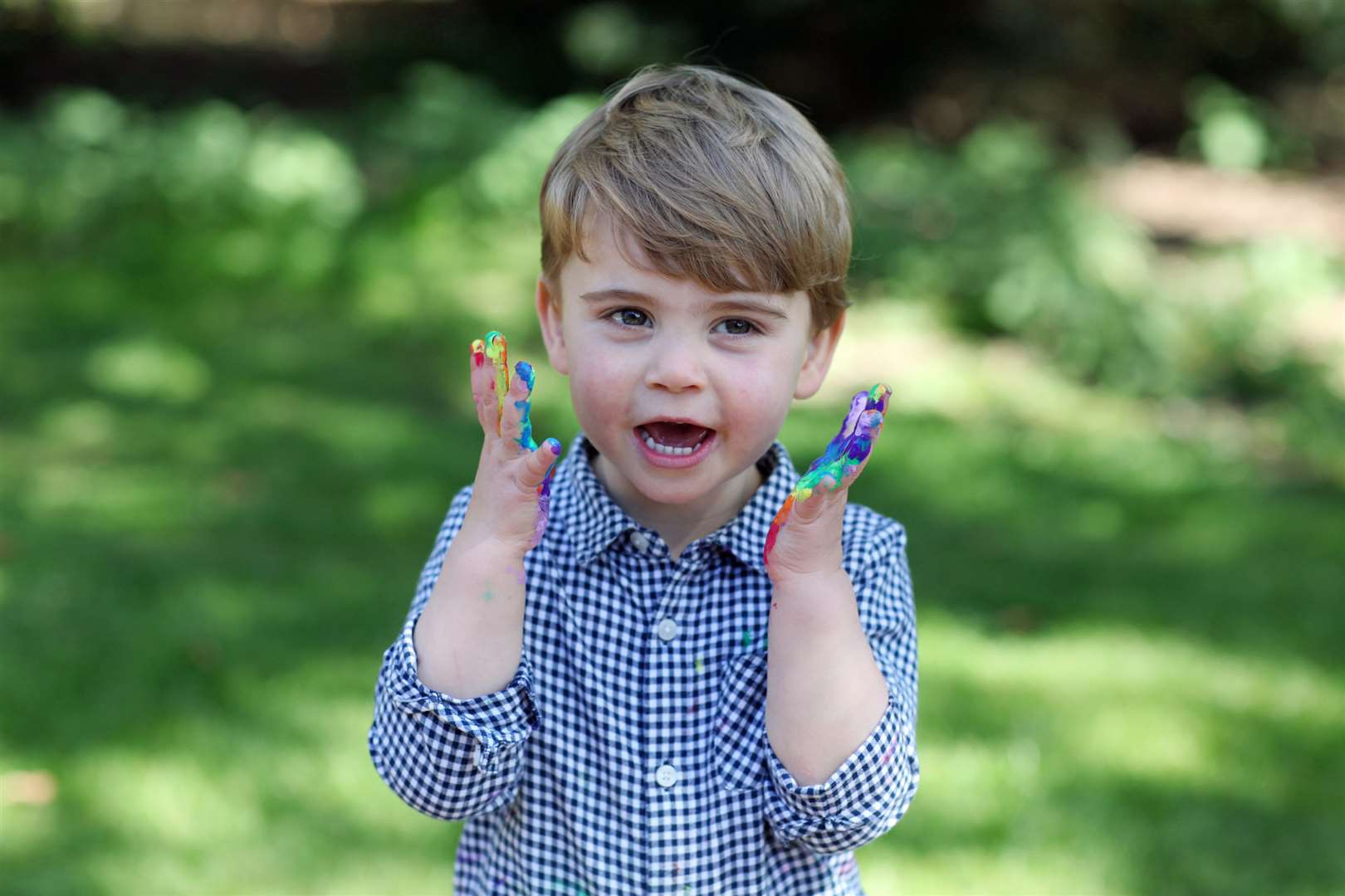 Louis was born at St Mary’s Hospital, Paddington, on April 23, 2018 (Duchess of Cambridge/PA)