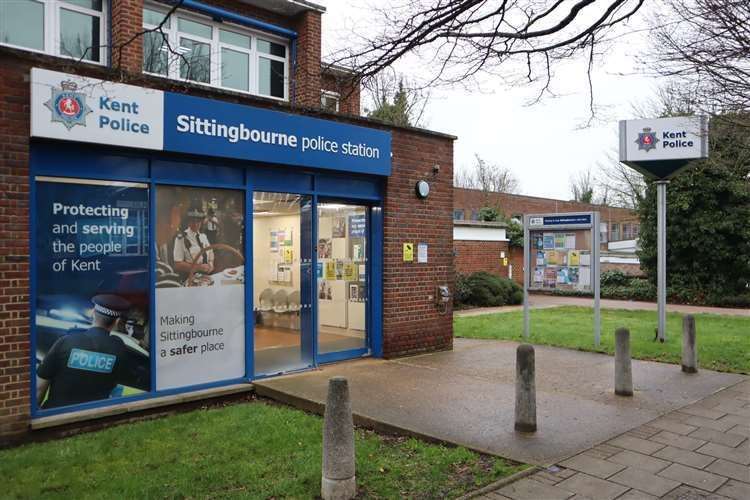 A 51-year-old has been jailed after trying to throw a rock at Sittingbourne Police Station. Stock image