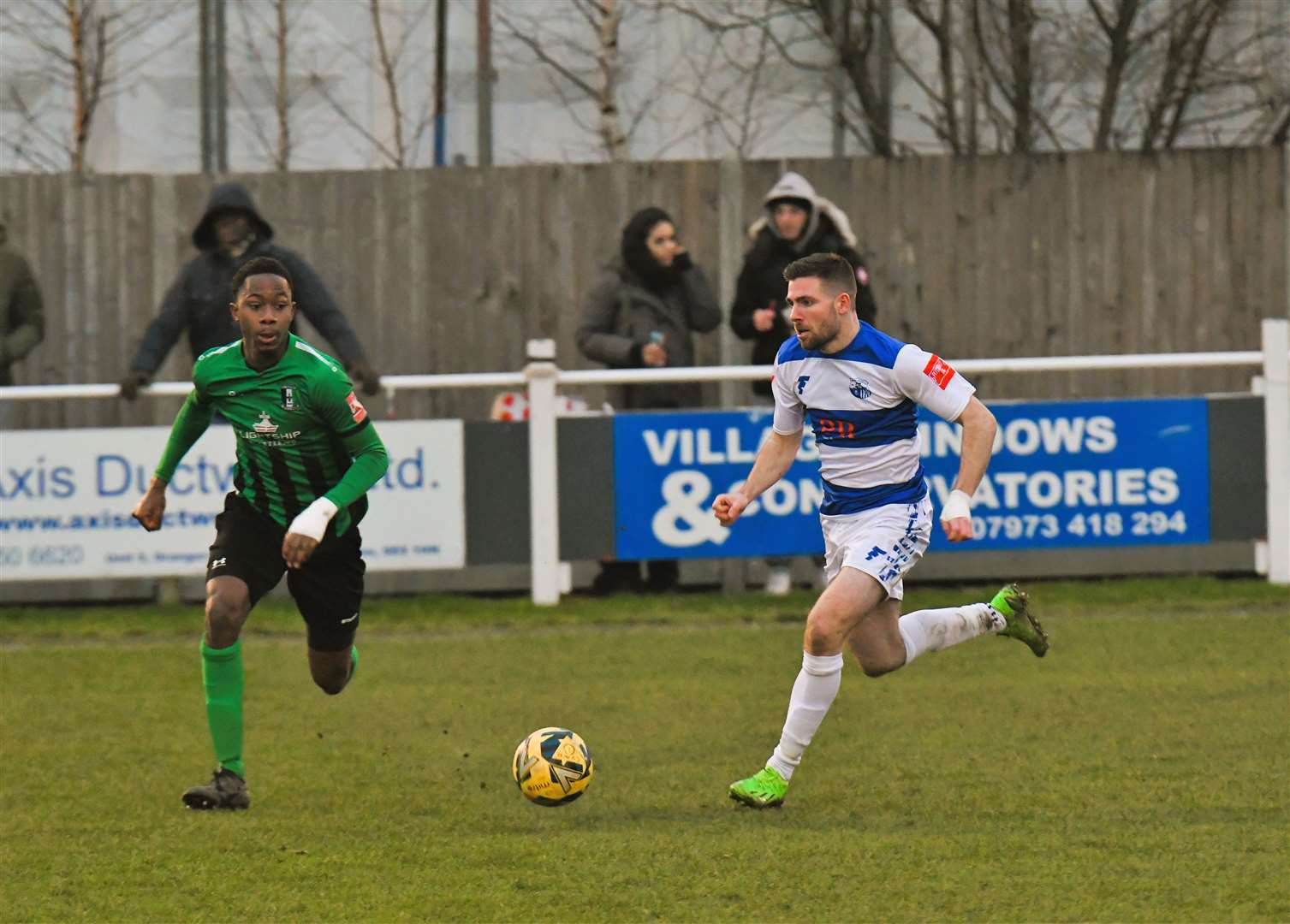 Danny Leonard scored the game’s opening goal as Sheppey were beaten by Cray Valley Picture: Marc Richards