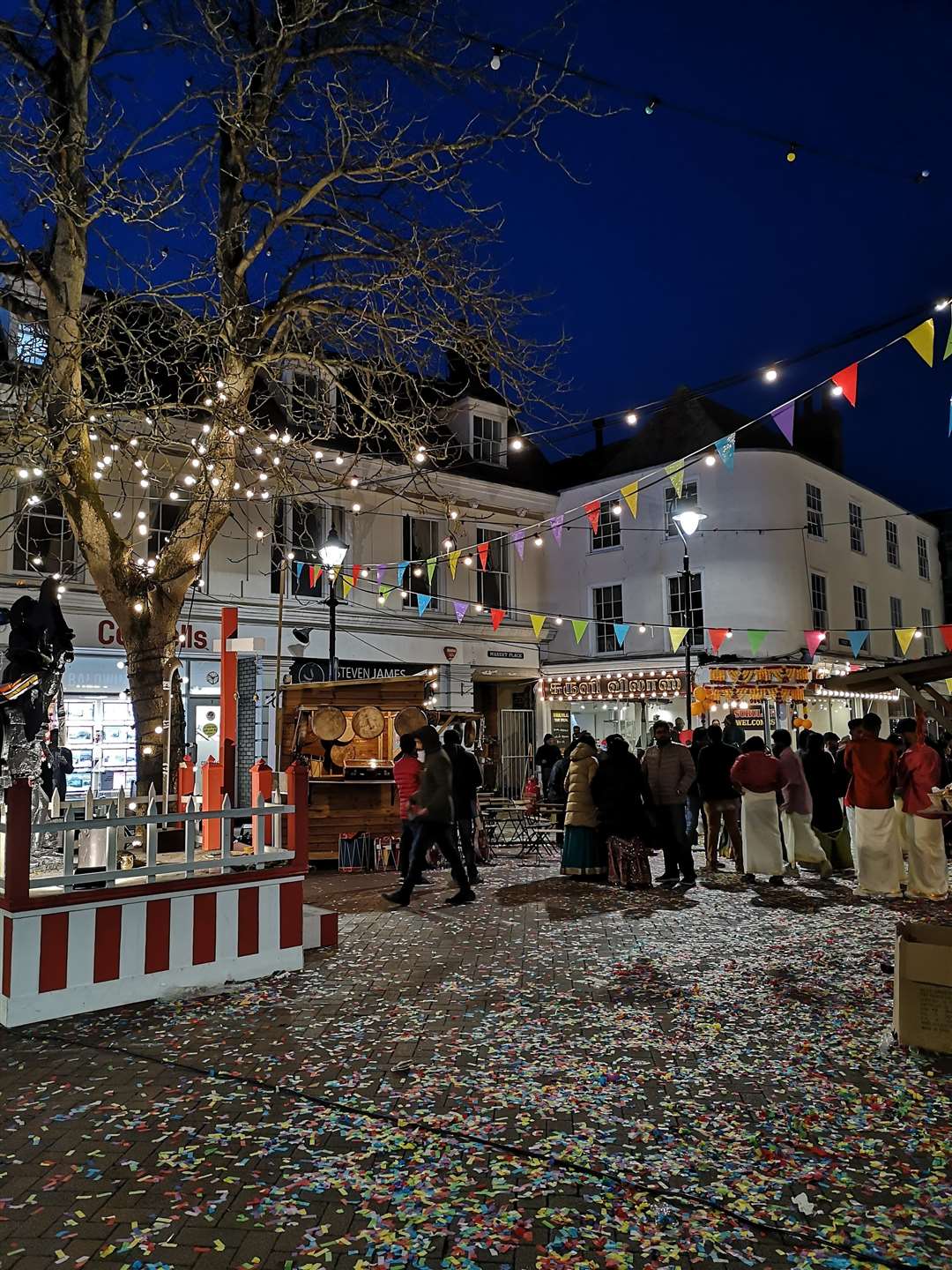 A colourful setting for a scene of the film. Picture: Rose Davis