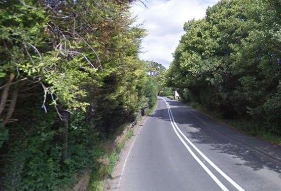 Workers are on site on the A257. Stock picture