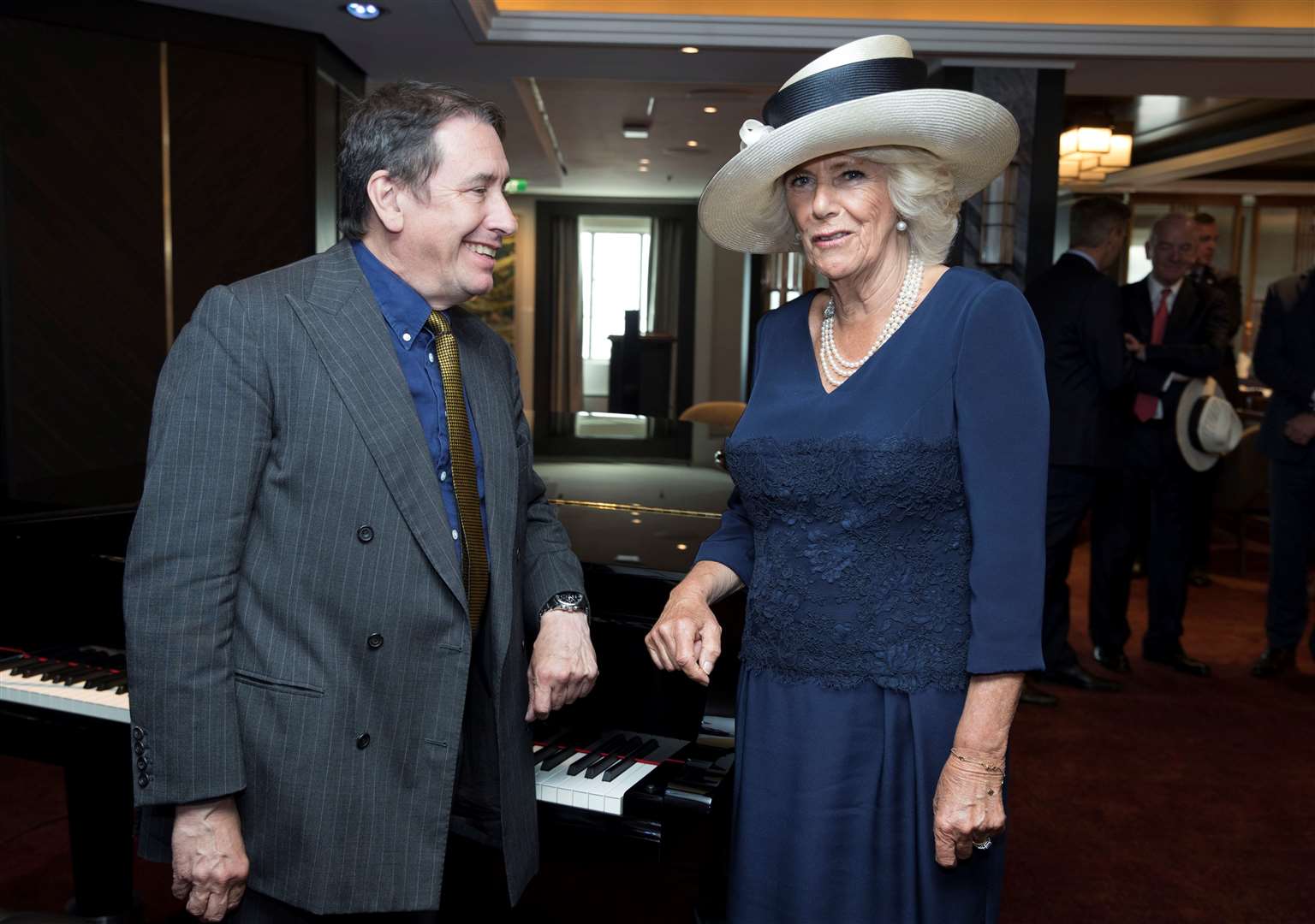 Jools Holland and Duchess of Cornwall