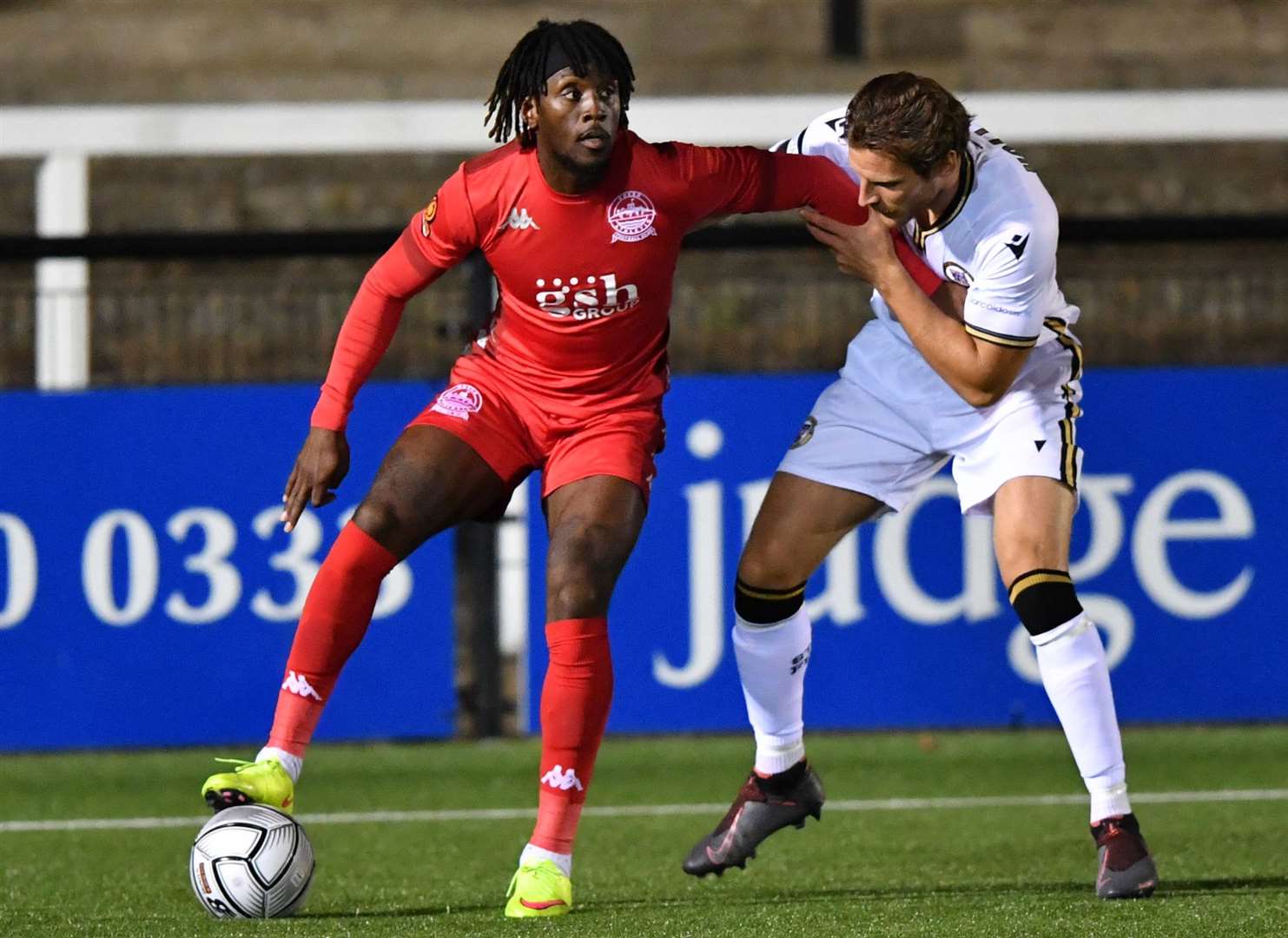 Ade Azeez scored three times in 14 appearances for Dover last season. Picture: Keith Gillard