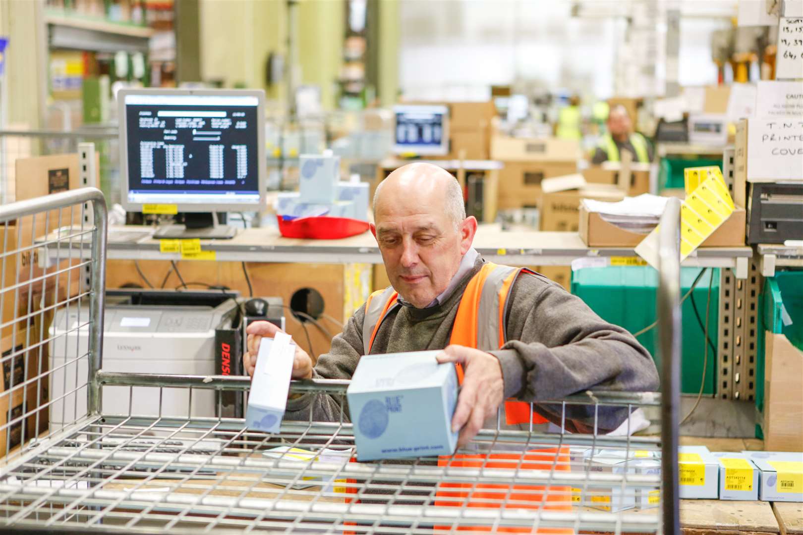 Nigel Tyler in the warehouse. Picture: Matthew Walker