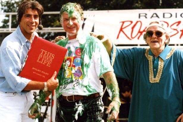 Gary Davies, Smiley Miley and Alan Freeman in 1992. Picture Tony Miles/Smiley Miley