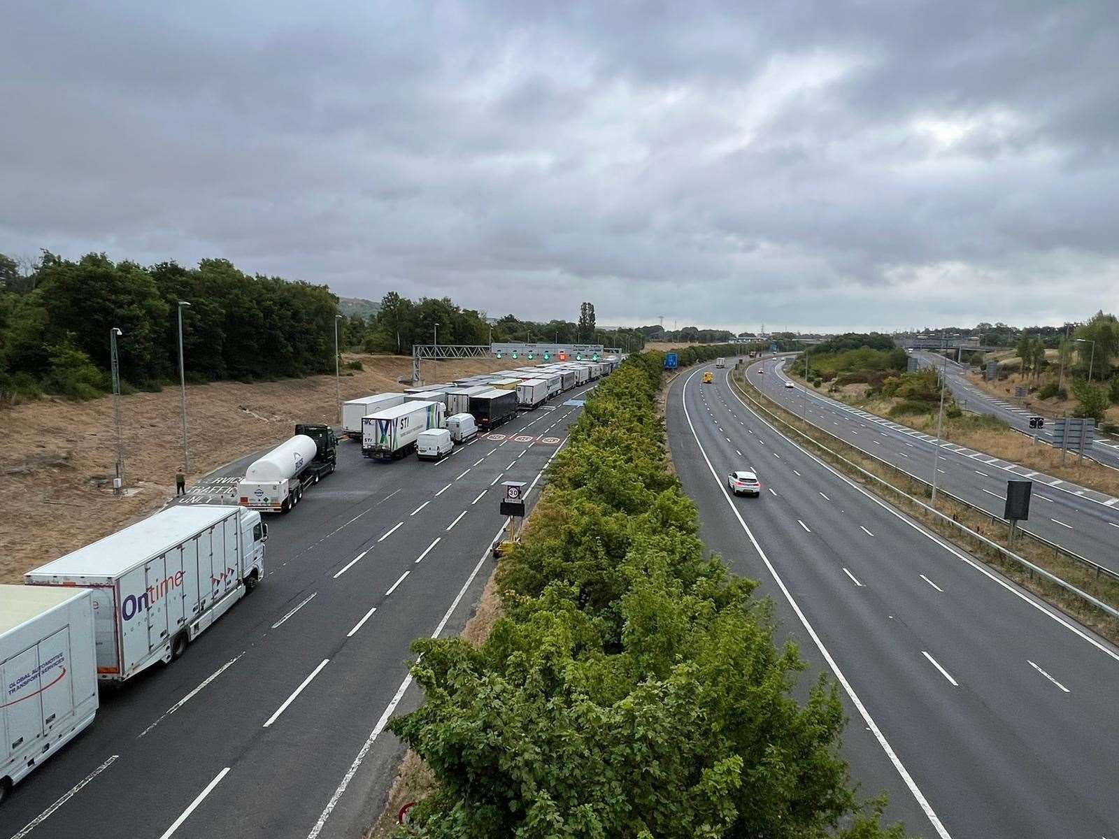 Port of Dover traffic returned to 'normal' after a weekend of chaos. Picture: Barry Goodwin