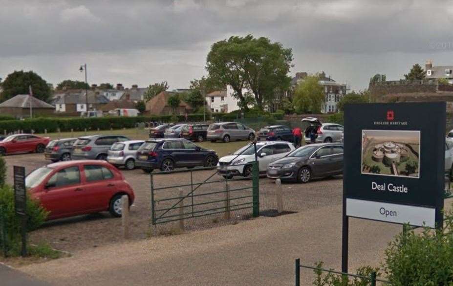 Deal Castle car park. Picture: Google Maps