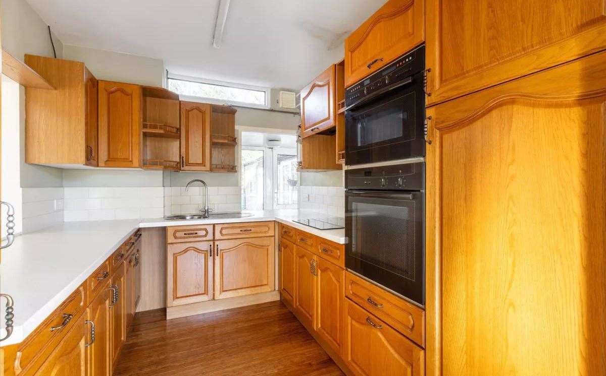 The main kitchen is just one of two on the property - the second can be found inside the self-contained annexe. Picture: Knight Frank