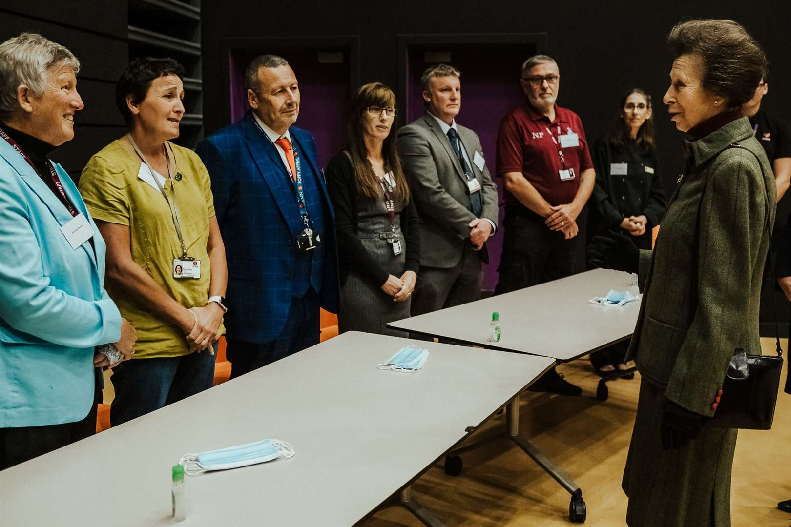 Staff at the school put on a buffet for The Princess Royal. Picture: Matt Ebbage Photography