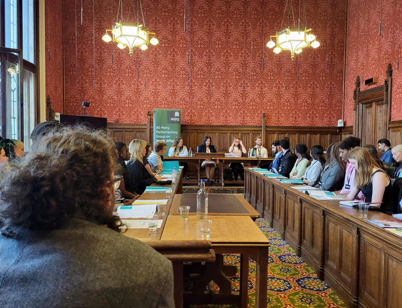 Owen West and other young people giving evidence to the inquiry