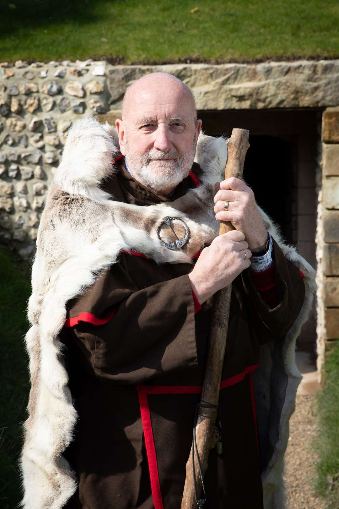 Doug Chapman, guardian of Dode Church, who brought the site back from a derelict ruin to a spiritual haven