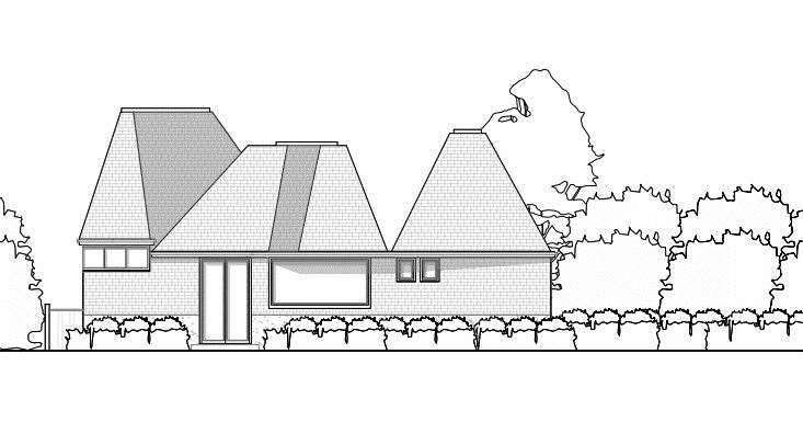 A sketch of the new-build pub proposed for Chartham Hatch