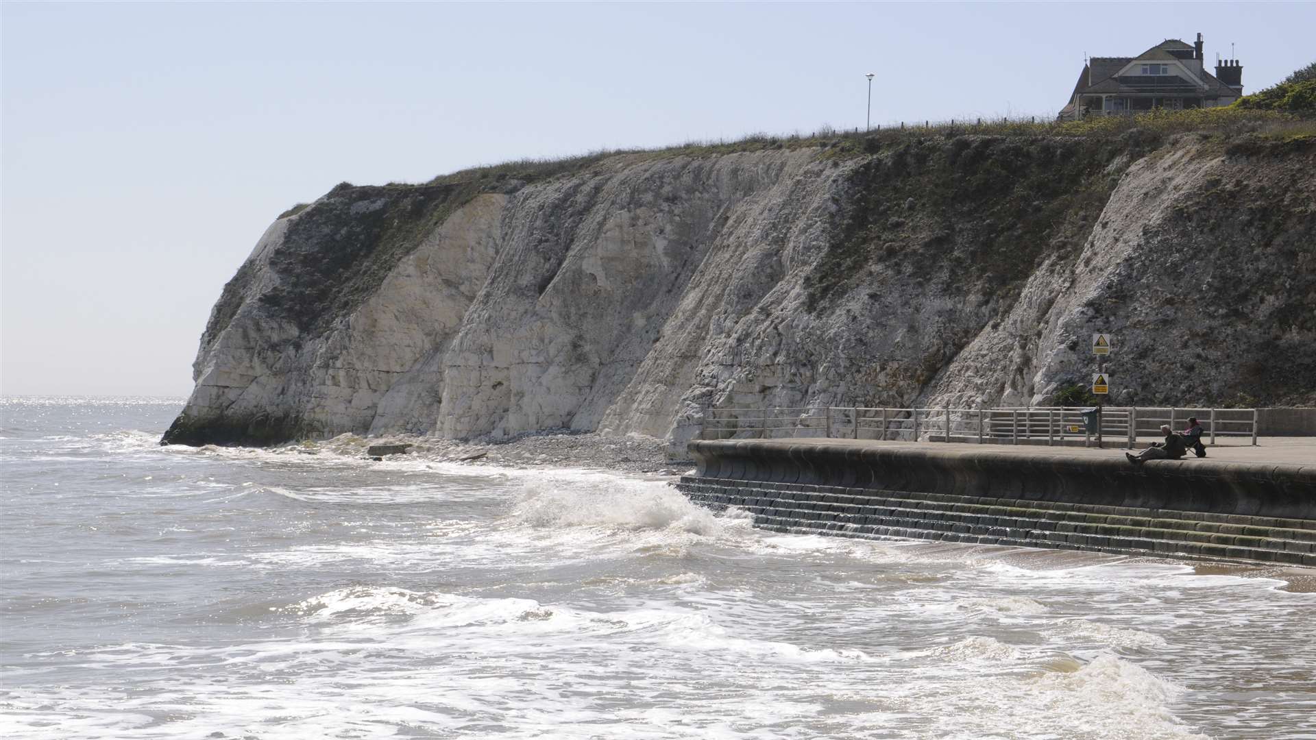 The area in Broadstairs where the man was found