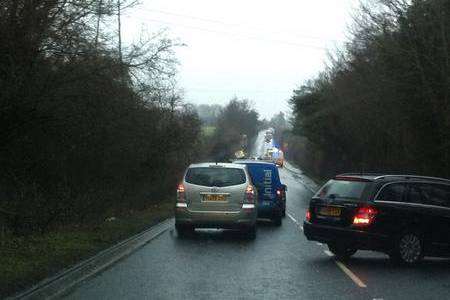 Crash in New Dover Road