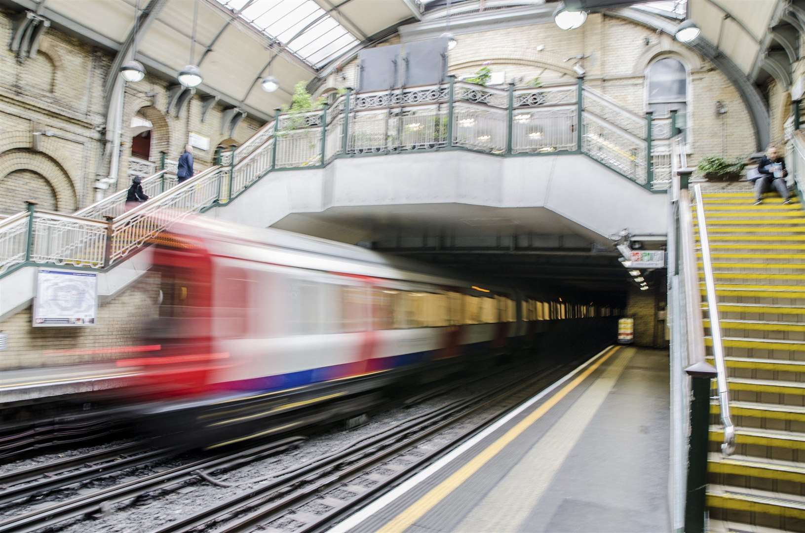 Olivia, from Ashford, collapse at a London tube station. Stock picture / Marc Dufresne