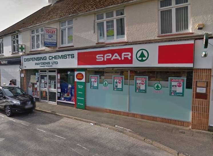 The parade of shops, in Ashford Road