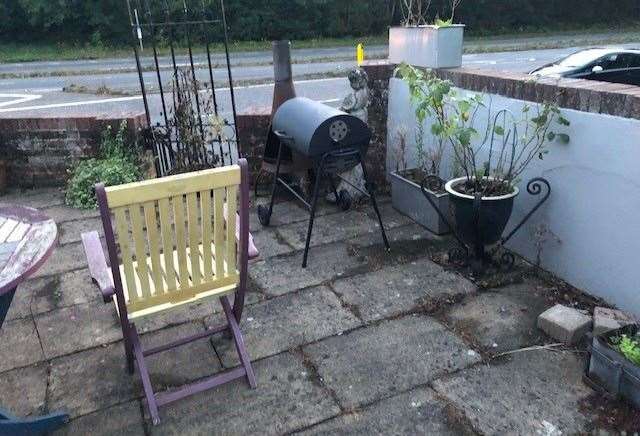 I don’t know how much this gate is used to get into the pub these days or when the barbecue was last in action, but again it just needs a touch of TLC