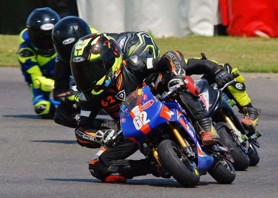 Ethan Sparks leads the way Picture: Clive Bonner