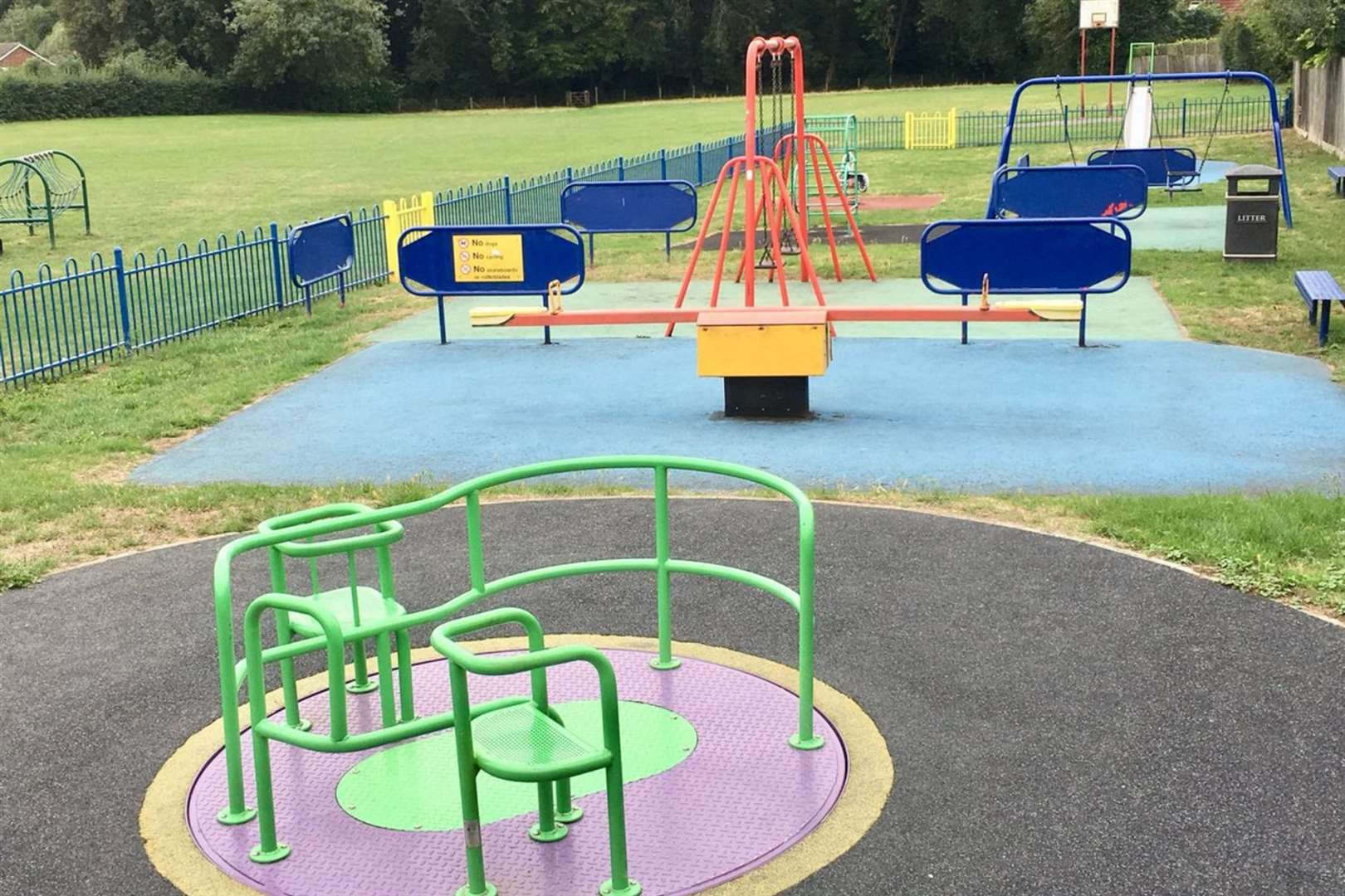 St Michael's play area. Photo: Sue Ferguson