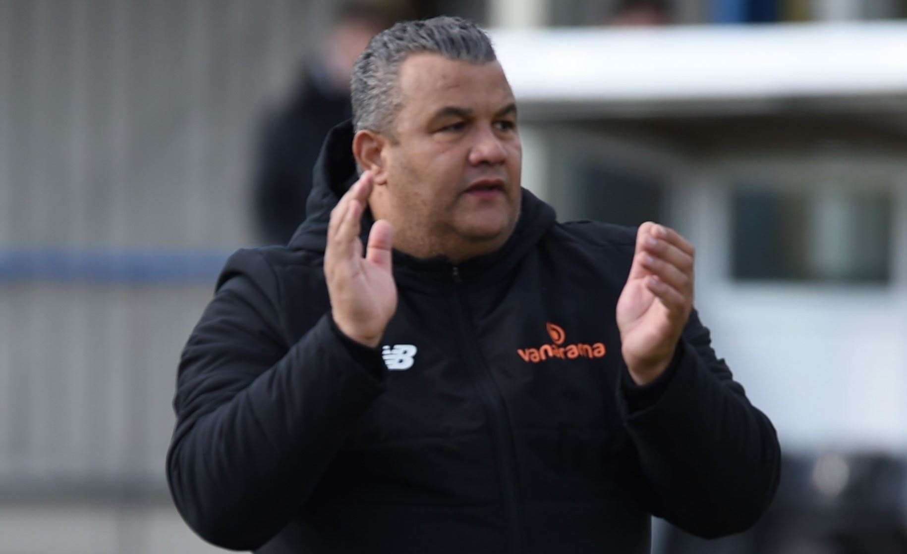 Maidstone United boss Hakan Hayrettin. Picture: Steve Terrell