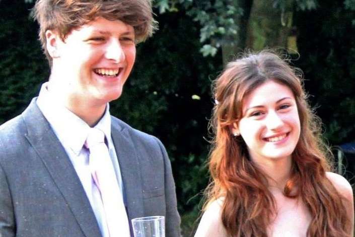 Tragic Zoe Georgiou, pictured with boyfriend Joseph St John