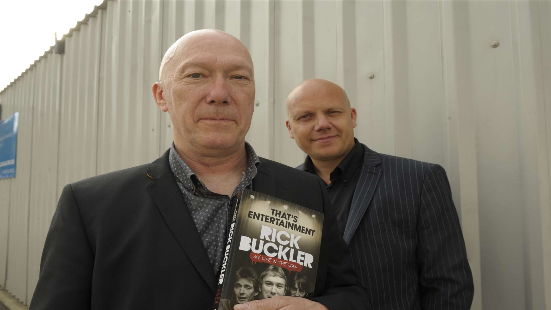 Rick Buckler (left) with Ian Snowball