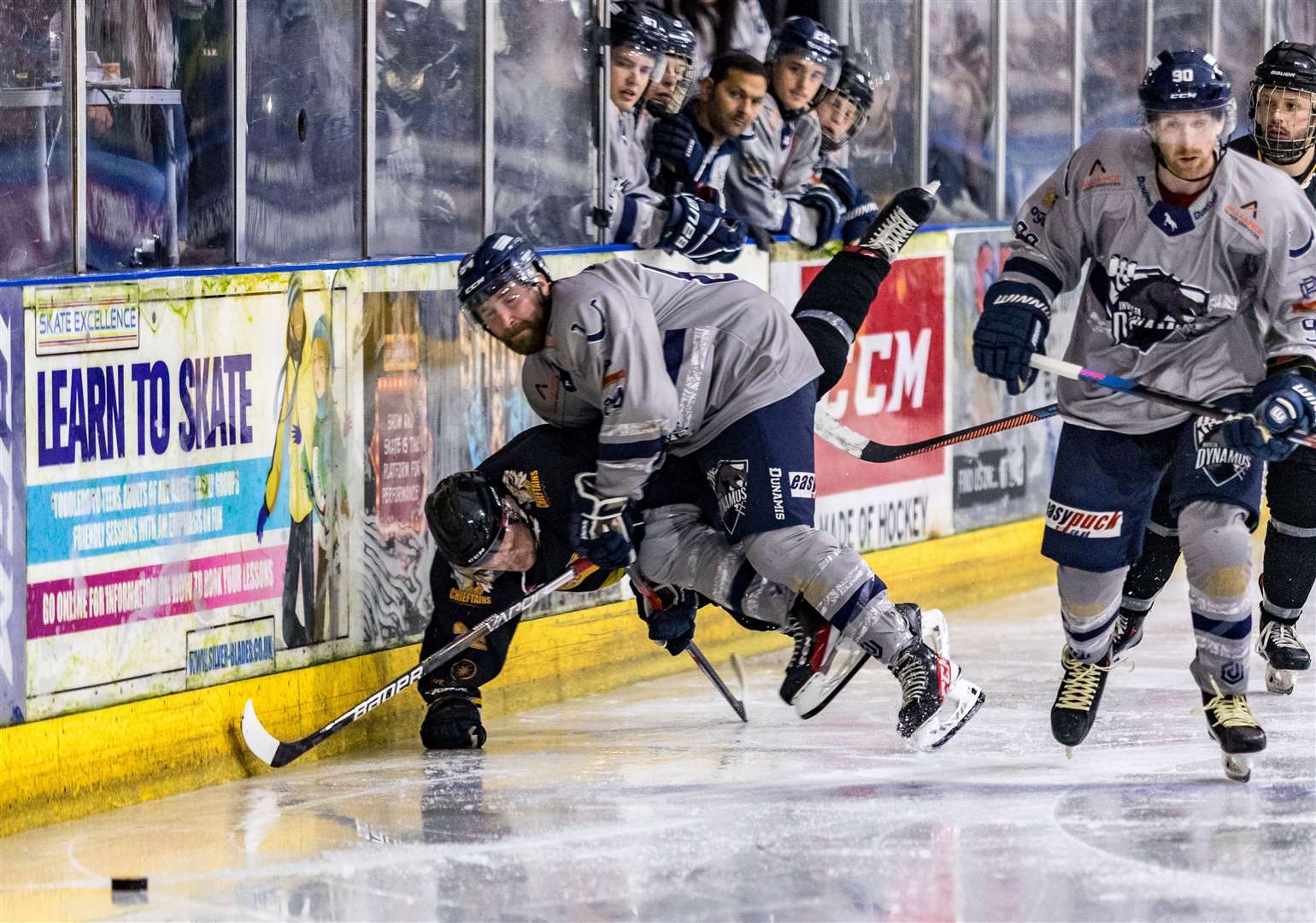 Action between the Invicta Dynamos and Chelmsford Chieftains Picture: David Trevallion