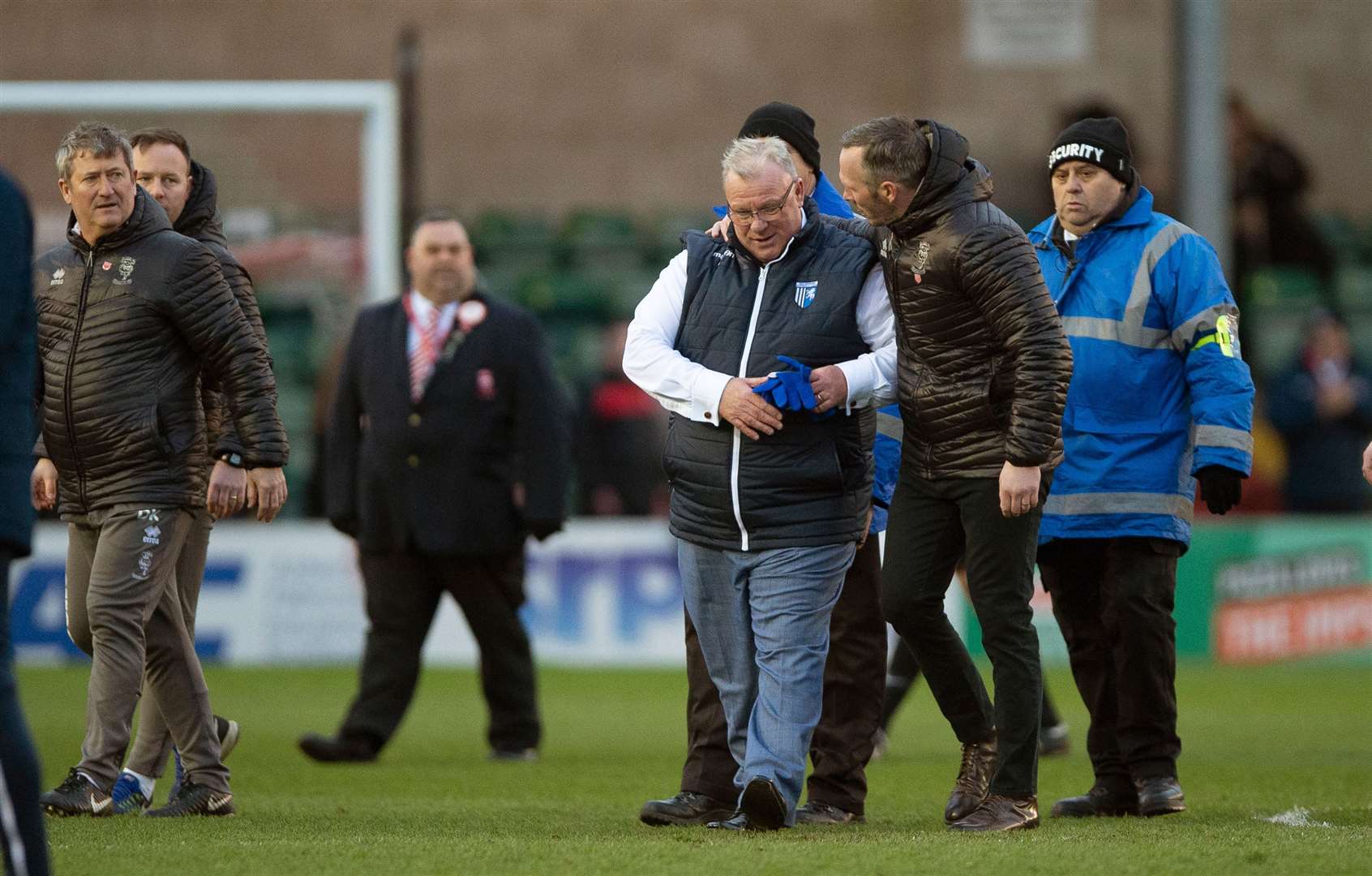 Gillingham boss Steve Evans and City boss Michael Appleton Picture: Ady Kerry