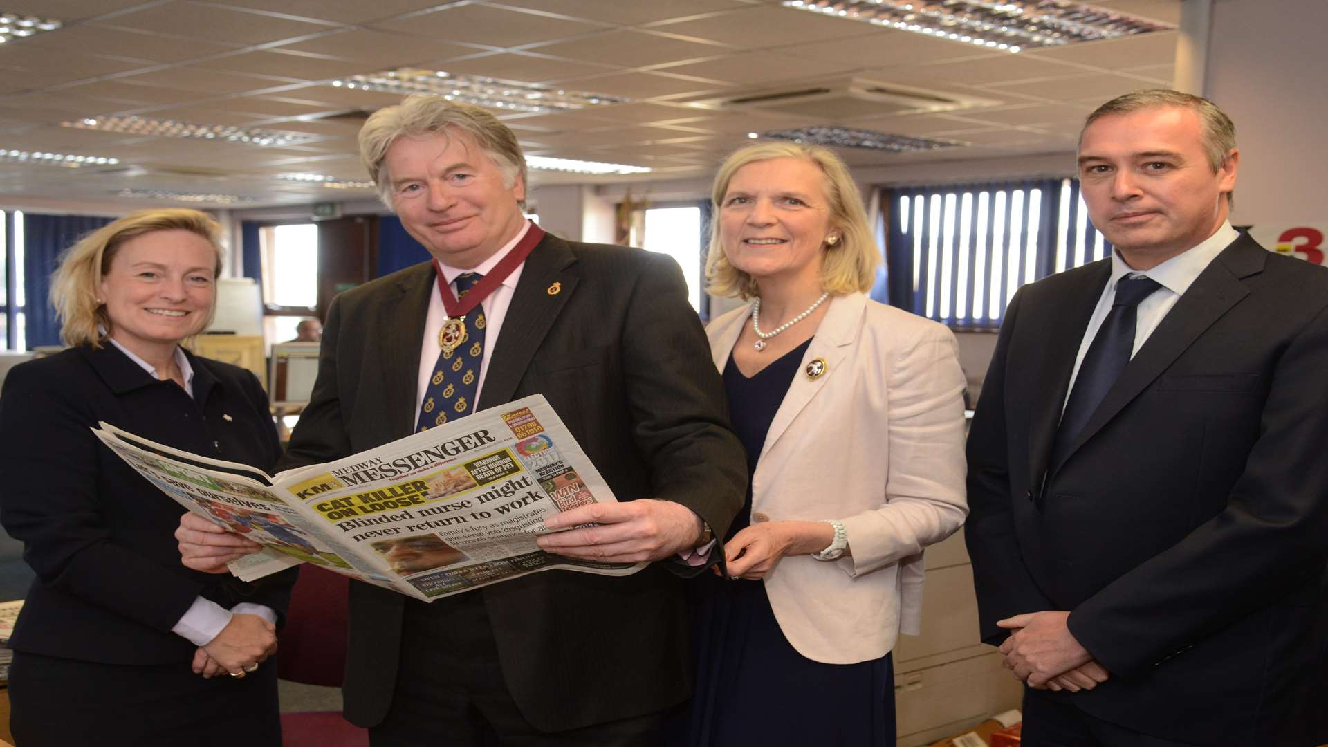 George Jessel, High Sheriff of Kent, and his wife Vicki Jessel. Picture: Gary Browne