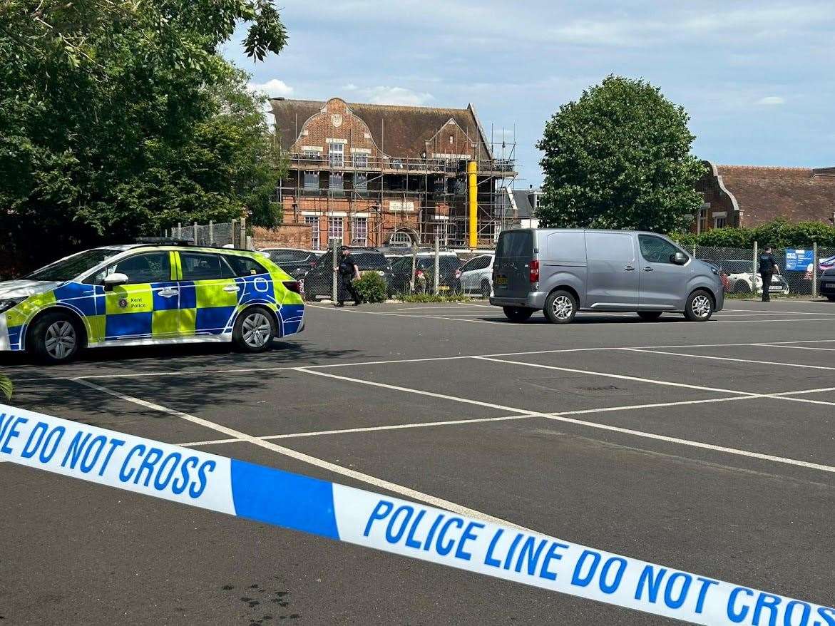 Children have been evacuated from Saint John's School in Canterbury